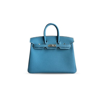 HERMÈS BIRKIN 25 TOGO BLEU JEAN WITH (25*20*13cm)